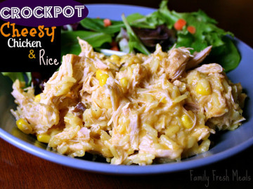 15 of the Best Crock Pot Recipes Cheesy Chicken and Rice