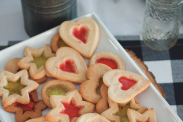 Christmas Stained Glass Cookies