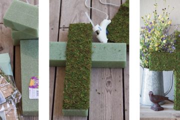 Easter moss cross