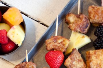 French toast fruit kabobs