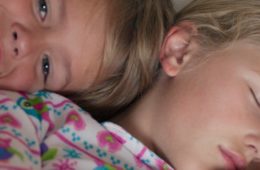 sleeping siblings