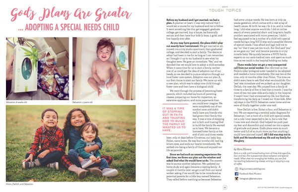 Adopting special needs children