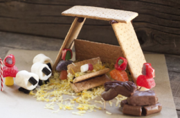 candy nativity scene