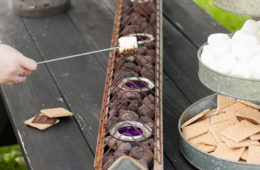 DIY Backyard S'mores Bar