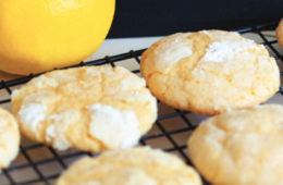 lemon crinkle cookies