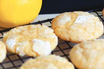 lemon crinkle cookies