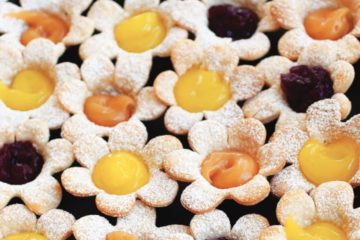mini flower tarts