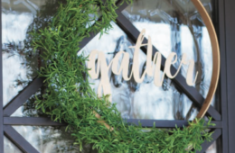 spring hoop wreath