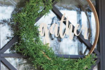 spring hoop wreath