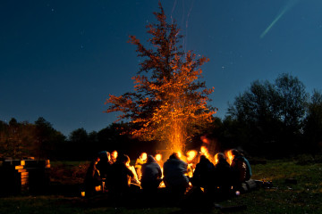 The danger of stories around a campfire!