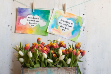 Watercolor Silhouettes